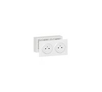 LEGRAND - Kit double prise 2p+t/surface précâblée bte saillie Dooxie