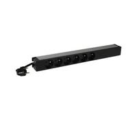 Legrand LCS³ - Unité de distribution secteur (rack-montable) - CA 230 V - 3.7 kW - monophasé - entrée : power CEE 7/7 - connecteurs de sortie : 6 (6 x Type E) - 1U - 19" - 3 m cordon - France -...