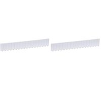 Legrand LEG01665 Obturateur 18 modules séparables Gris (Lot de 2)