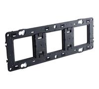 Legrand LEG200923 Support Mosaic 6 modules rectangulaire 3 x 2 mètres, Noir