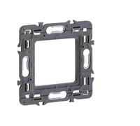 LEGRAND | Lot de 10 supports à vis Mosaic, pour 2 modules, configuration multiposte horizontale ou verticale, coque de protection chantier rouge