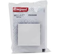 LEGRAND - Mosaic poussoir 6A 2 modules blanc composable