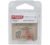Legrand - Voyant témoin Mosaic Easy-Led 230V avec repère orange
