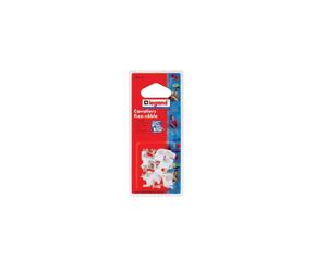 Legrand Multifix 0 983 81 Serre-câbles blancs x20 pour câble Ø7-10 mm