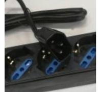 Legrand Multipresa 3 prises Type F Noir pour usage intérieur Modèle 310979