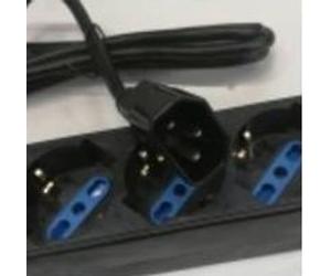 Legrand Multipresa 3 prises Type F Noir pour usage intérieur Modèle 310979