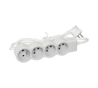 Legrand Multiprise 4 prises 2P+T - Blanc