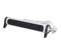 Bloc Multiprise Rotatif Legrand 5 Prises Rotatives, Câble 3m, Fixable - Legrand