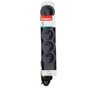 LEGRAND - Multiprise FB 5x2P+T standard 1.5m 1mm² noir