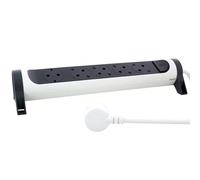 Legrand Multiprise orientable 5x prise, 3m de câble blanc-noir 694538