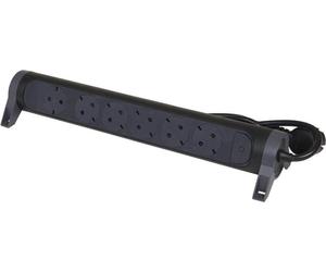 Legrand Multiprise orientable 6x prise, 3m de câble noir 694540