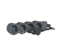 Legrand, Multiprise plate 694553 Multiprise 1,5 m Noir