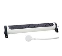 Multiprise avec interrupteur legrand 694533/ 6 prises/ blanc et gris foncé