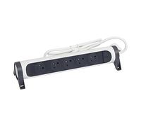 Rallonge multiprise pivotante avec interrupteur - 5 prises - 2P+T - cordon
