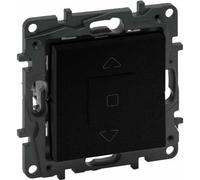 Legrand Niloe Step Rollladen-Steuerschalter 3-Positionen ? Auf, Stopp, Ab 6 AX schwarz 863544, Bouton + interrupteur