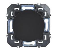 LEGRAND Obturateur noir, Dooxie, plastique, encastré, IP20, IK04 | Noir, plastique, 73x73mm, encastré, IP20, IK04, sans halogène, couvre boîte d encastrement, usage intérieur
