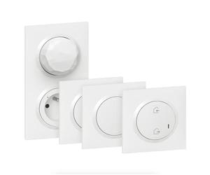 LEGRAND - Pack Démarrage Produits Connectés dooxie with Netatmo - 1 Prise Connectée + 1 Interrupteur Connecté + 1 Commande Générale + 1 Commande Éclairage/Prise Sans Fil - Fabriqué En France - Blanc