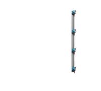 Legrand – Peigne d'alimentation verticale VX³ monophasé pour coffret 4 rangées 13 modules