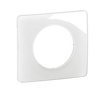 LEGRAND | Plaque 1 Poste Blanc Emaillé, Céliane, Finition Brillante Et Moderne, Montage Horizontal Ou Vertical, Compatible Avec Mécanismes Céliane