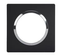 Legrand - Plaque carrée - Dooxie 1 poste + bague chrome