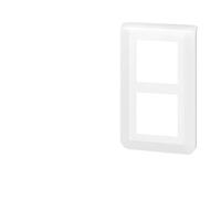 Legrand Plaque de finition Mosaic spéciale rénovation 2x2 modules verticale blanc