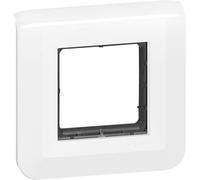 LEGRAND | Plaque Mosaic Avec Support, Fixation À Vis Pour 2 Modules, Design Contemporain Blanc Brillant, Montage Encastré Facile (Lot de 5)