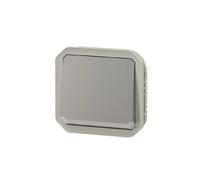 va et vient ou interrupteur - 10a - témoin - gris - composable - legrand plexo 069512l