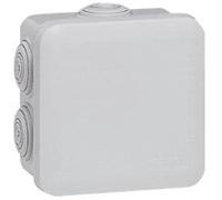 LEGRAND | Boîte De Dérivation 80x80 Plexo, Fermeture Par Enclipsage, Étanchéité IP55 IK07, Accepté Ø4mm À Ø20mm