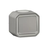 Legrand Interrupteur ou va-et-vient témoin Plexo 10 A complet saillie gris