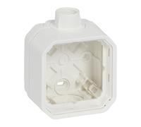 LEGRAND, Plexo New 069686L Boîte de rangement en saillie pour pièces humides avec accès par câble ISO 20 Blanc