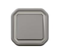 LEGRAND, Plexo New 069712L Cache pour pièces humides Interrupteur va-et-vient simple avec indicateur lumineux Montage par griffes d'expansion IP55 - I