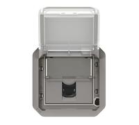 Legrand, Plexo New Insertion RJ45 Datendose Catégorie 6 UTP Couleur: Gris