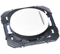 LEGRAND | Poussoir Lumineux Blanc, Dooxie, Voyant Bleu Pour Repérage Dans L'Obscurité, Connexion Rapide Sans Outil, Compatible Avec Plaques De Finition