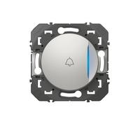 Legrand Dooxie bouton poussoir sonnette - Aluminium