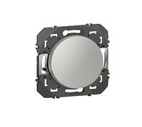 Poussoir 1 poste Dooxie aluminium Legrand