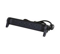 Legrand Premium 5x2P Power Strip With 1.5m Cord - Black (Prise européenne) - 049453 [5 Pieces]