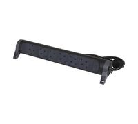 Legrand Premium Swivel Mount Multi-Socket 6x2P+A 1.5m Black (Prise européenne) - 694534 [5 Pieces]