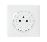 Prise complète 2P+T LEGRAND - Surface blanc avec griffe