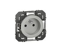 Prise encastrable Legrand Dooxie prise de courant 2P+T 16A Connexion rapide 2,5mm² Argent