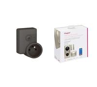 LEGRAND - Prise de courant mobile connectée 16A - noir avec Kit de démarrage connecté avec 4 produits Céliane with Netatmo - complet titane