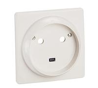 LEGRAND - Prise de Puissance 32A Murale avec Terre - Prise 2P+T Monobloc - Plaque 100 x 100 mm - 2 Alvéoles - Pose par Encastrement ou en Saillie - Blanc