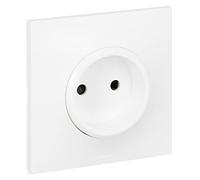LEGRAND - Prise Electrique Murale 16A Sans Terre Neptune - Prise Monobloc - Fixation à Griffes/Vis - Blanc