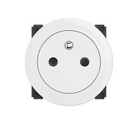 LEGRAND - Prise Electrique Murale avec Terre Céliane Surface Confort - Prise Affleurante avec Socle Rétractable - A compléter d'un support et d'une Plaque - Blanc