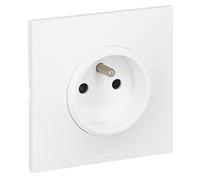 Legrand Prise encastrée Neptune 2P+T 16A 250V avec volet de protection fixation à griffes/vis Blanc
