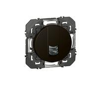 LEGRAND - Prise Ethernet RJ45 Cat. 6 STP Full Media dooxie - Prise Murale Blindée à Câbler - Pour Transmissions Haut Débit Gigabit Ethernet - Conforme Norme NFC 15-100 - Fabriqué En France - Noir