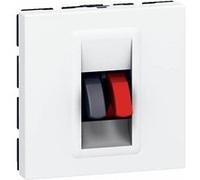 Legrand - Prise haut-parleur 2 modules à composer - Mosaic - blanc blanc G
