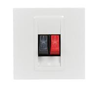Legrand - Prise haut-parleur Mosaic 2 modules - blanc