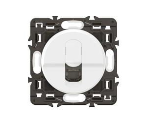LEGRAND - Prise RJ45 Cat. 6 FTP - Prise Murale Multimédia - Pour Transmissions Haut Débit Gigabit Ethernet - A compléter d'une Plaque - Blanc
