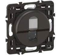 LEGRAND - Prise RJ45 Cat. 6 FTP - Prise Murale Multimédia - Pour Transmissions Haut Débit Gigabit Ethernet - A compléter d'une Plaque - Noir