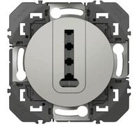 Legrand Prise téléphone Dooxie 1 poste aluminium